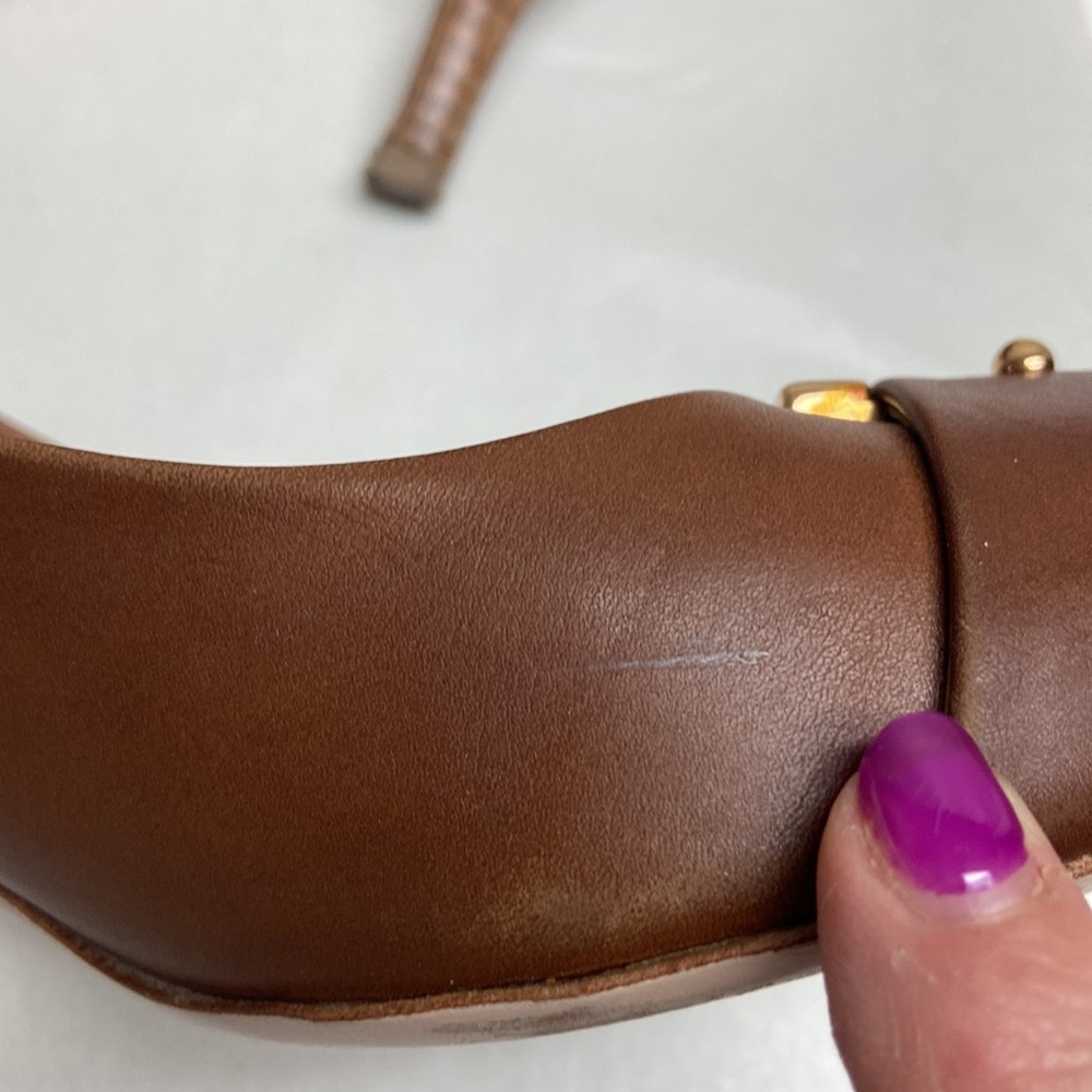 Salvatore Ferragamo horse bit like buckle shoes size 7 - Picture 8 of 9